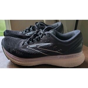 Brooks Glycerin 19 Women's Running Shoes Black/Pink‎ EUC